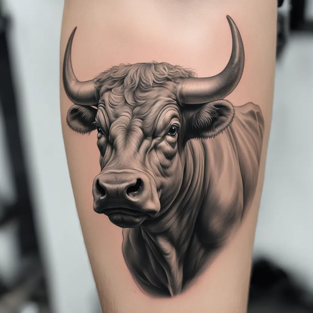 A friendly bull