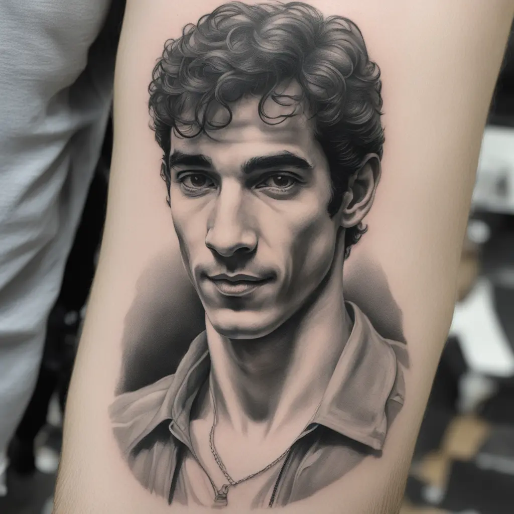 ayrton senna portrait