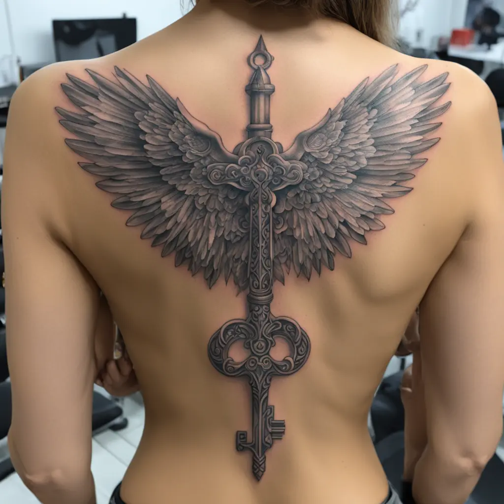 back tattoo for woman