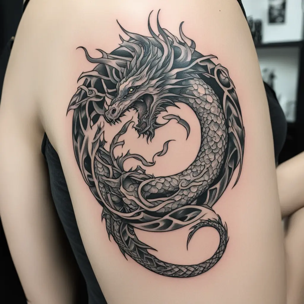 Dragon ouroboros 