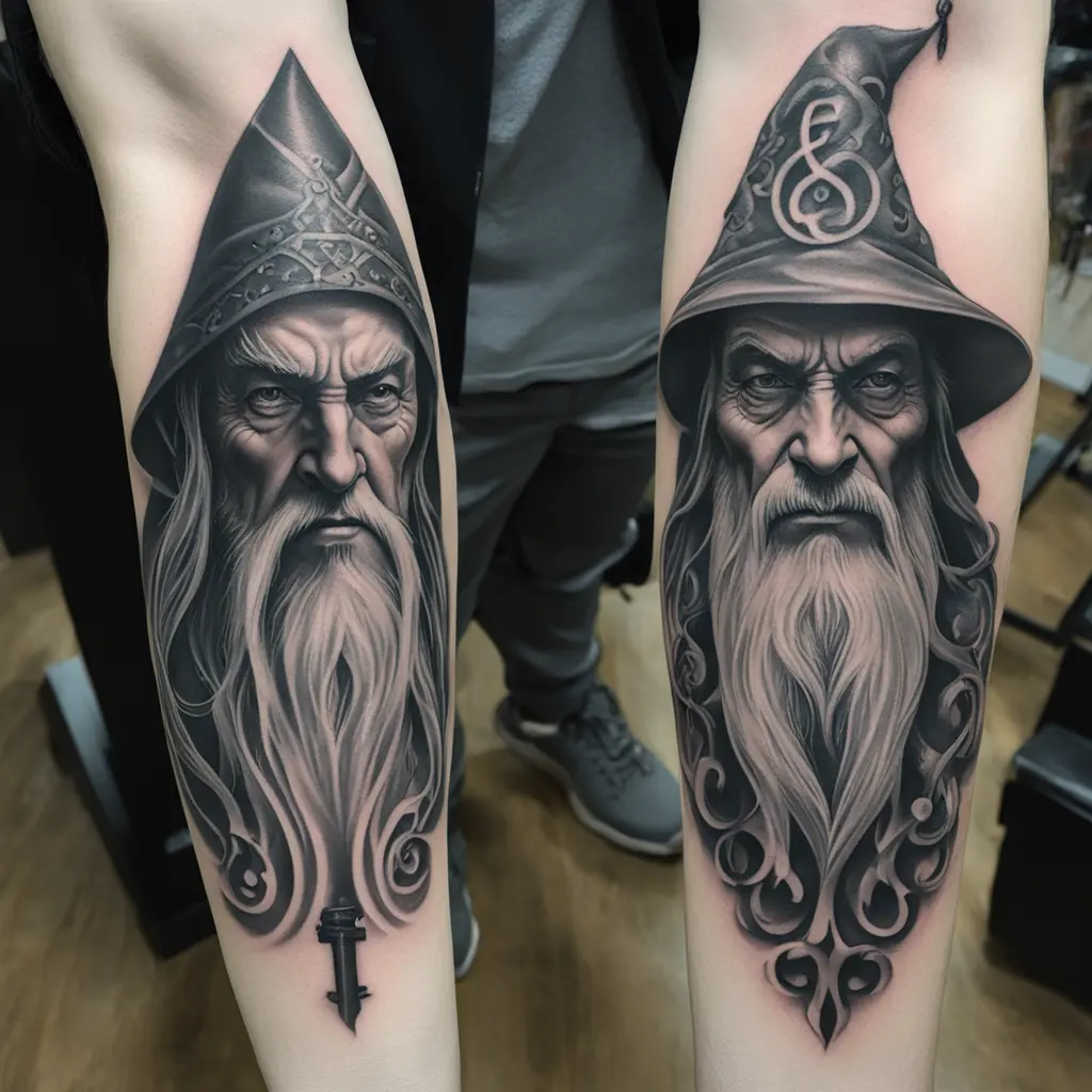 Evil wizard, dark, wisdom, black ink, shadow, cover up, magic