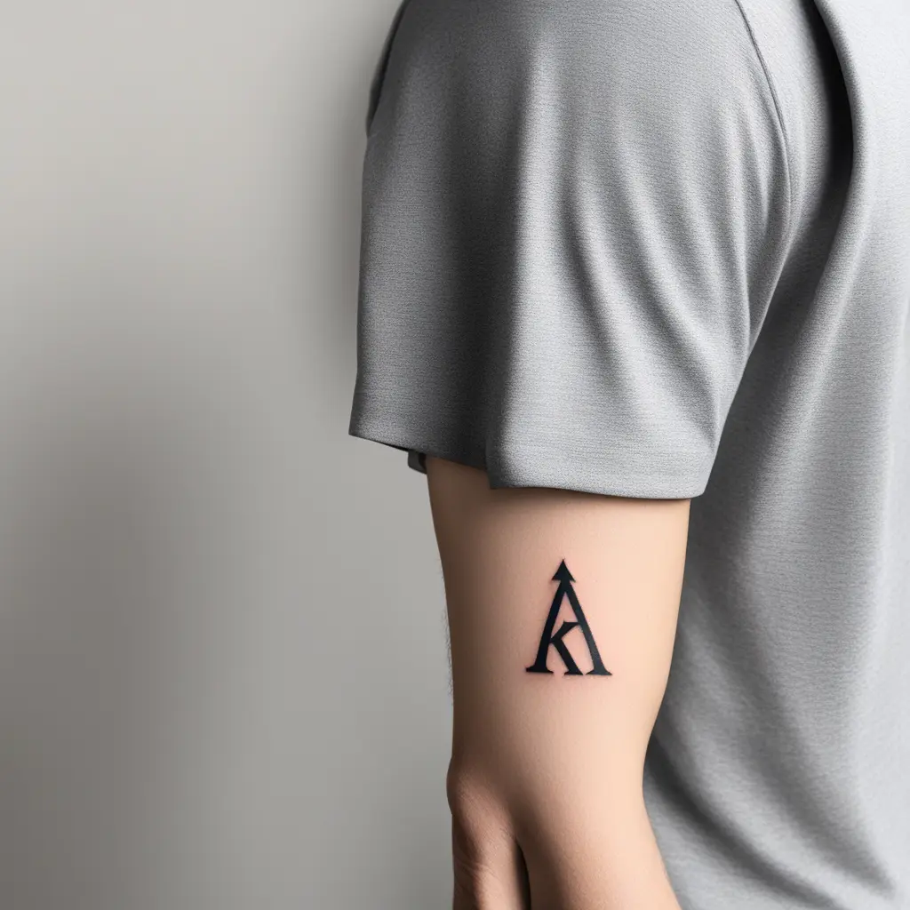 KKK minimalist initials