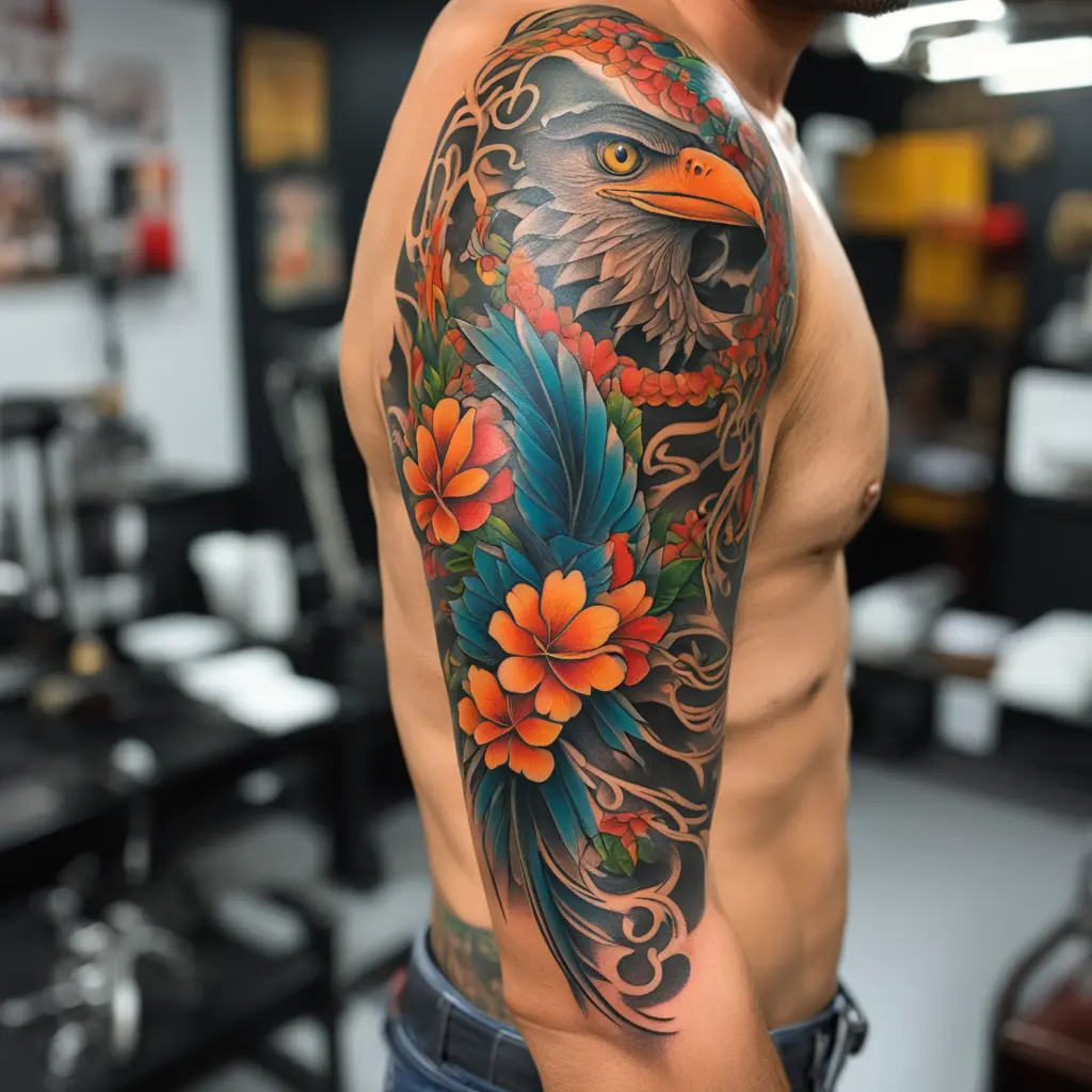 nhật cổ full ngực và bụng có rồng