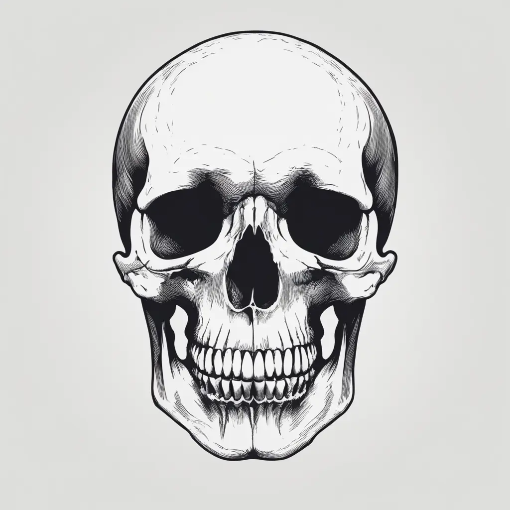Skull, simple design