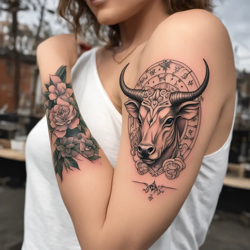 Taurus zodiac with a strong character