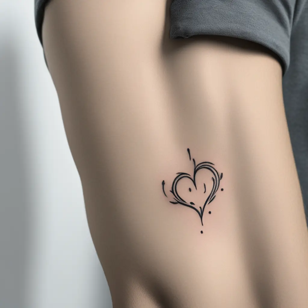Un cuore infranto con spine: un cuore spezzato con spine che lo circondano potrebbe simboleggiare il dolore profondo e la sofferenza.